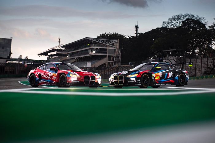 #31 Team WRT, BMW M4 GT3: Augusto Farfus, Darren Leung, Sean Gelael, #46 Team WRT, BMW M4 GT3: Valentino Rossi, Maxime Martin, Ahmad Al Harthy.