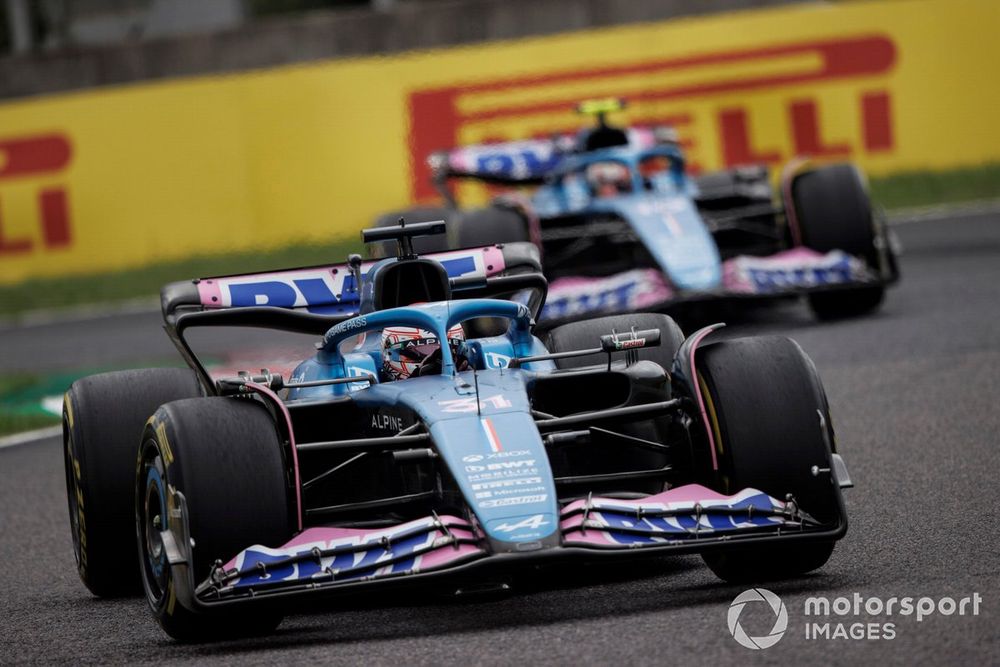 Esteban Ocon, Alpine A523, Pierre Gasly, Alpine A523