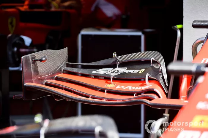 Alerón delantero del Ferrari SF90 