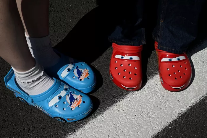 Cars Crocs in the paddock