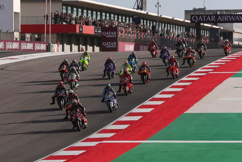 Départ de la course de vitesse