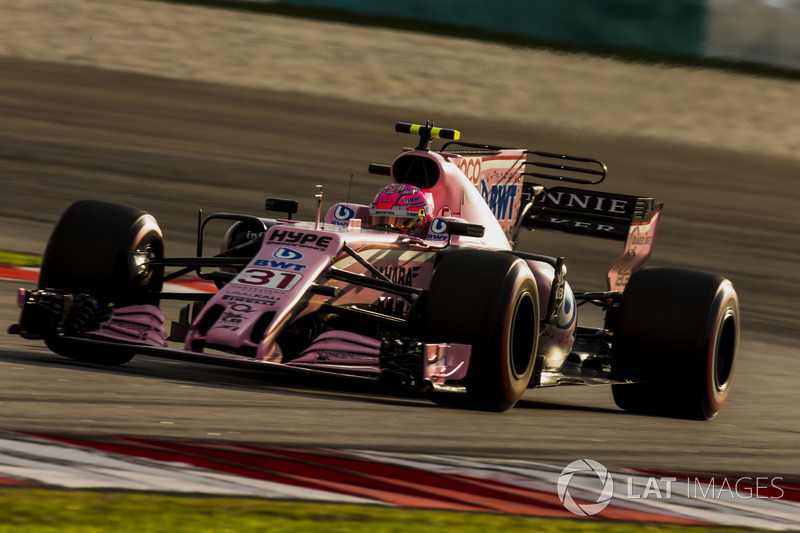 8. Естебан Окон, Sahara Force India F1 VJM10 - 57
