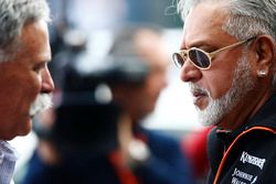 Chase Carey, Presidente Formula One, Vijay Mallya dueño de Sahara Force India