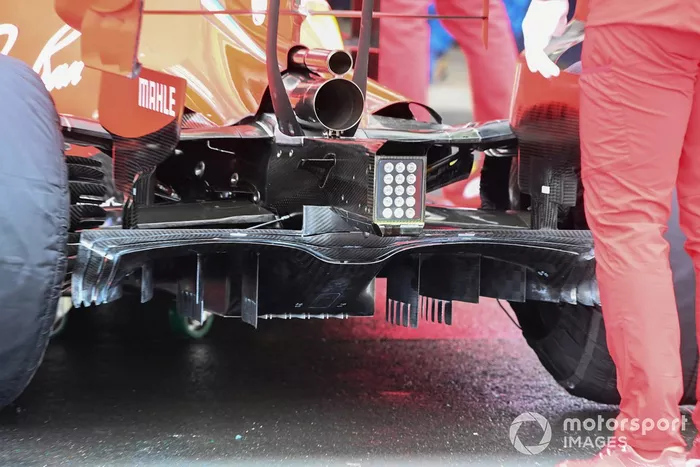 Ferrari SF1000 arka difüzör detay