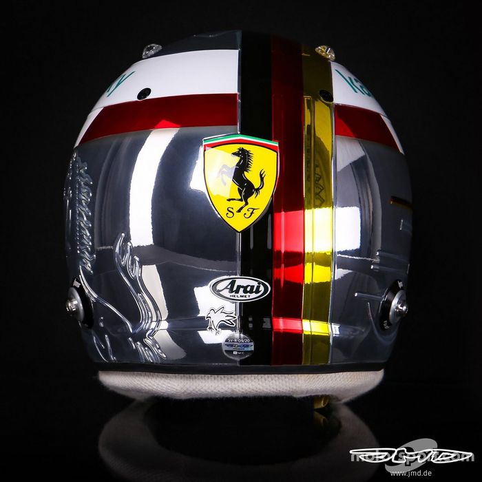 Casco di Sebastian Vettel, per il GP d'Italia