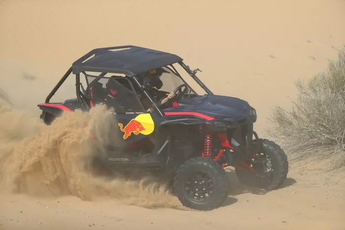 Max Verstappen, Alexander Albon, Red Bull Racing, Red Bull Desert Racing en Skydive Dubai