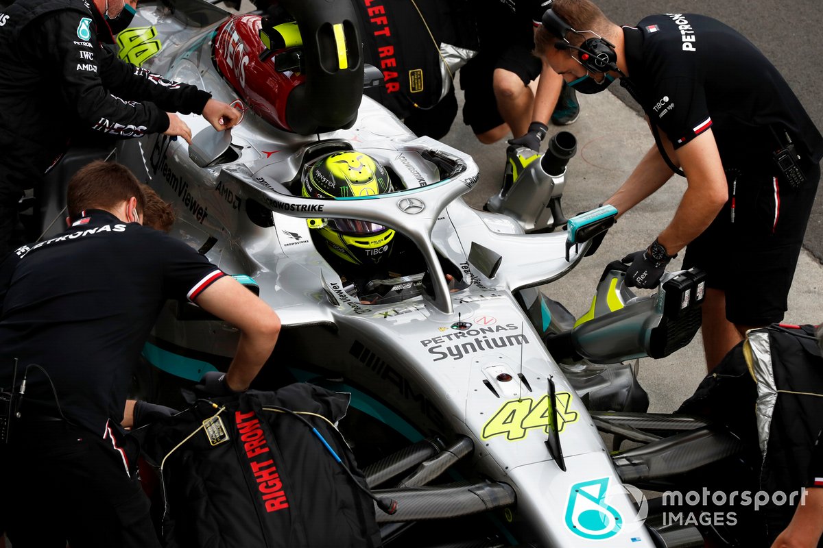 Hamilton: "Araçta hâlâ ilerleme kaydetmedik" 1 Formula 1 Haberleri - F1 Puan Durumu Lewis Hamilton, Mercedes W13