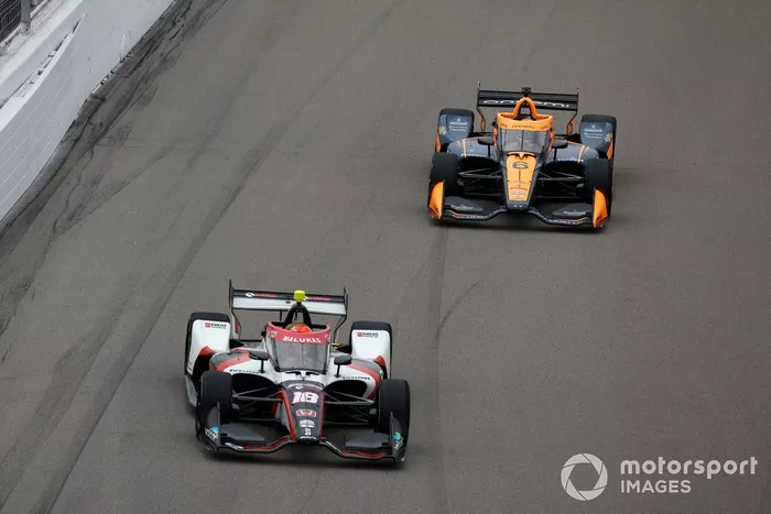 David Malukas, Dale Coyne Racing con HMD Honda, Felix Rosenqvist, Arrow McLaren Chevrolet