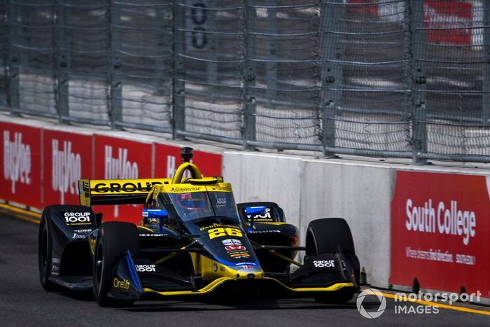 #26: Colton Herta, Andretti Autosport con Curb-Agajanian Honda