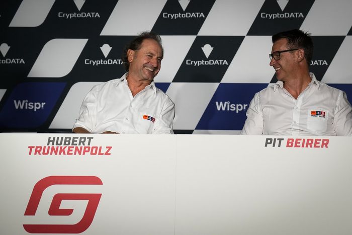 GASGAS Motorsports Director Pit Beirer and Hubert Trunkenpolz, Member of the Executive Board, CMO 