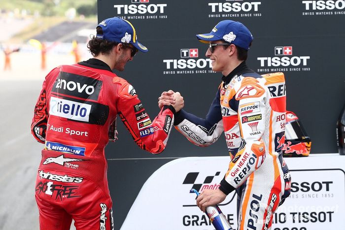 Francesco Bagnaia, Equipo Ducati Marc Márquez, Equipo Repsol Honda 