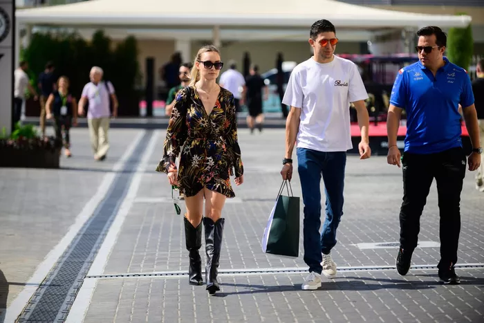 Esteban Ocon, Alpine con su novia Elena Berri