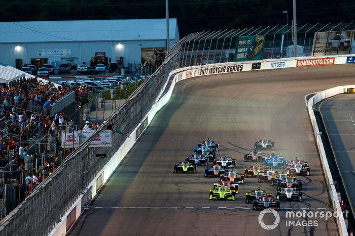 Will Power, Team Penske Chevrolet, StartColton Herta, Andretti Autosport w/ Curb-Agajanian Honda, Simon Pagenaud, Team Penske Chevrolet, Josef Newgarden, Team Penske Chevrolet, Marcus Ericsson, Chip Ganassi Racing Honda, Patricio O'Ward, Arrow McLaren SP Chevrolet, Felix Rosenqvist, Arrow McLaren SP Chevrolet, Scott Dixon, Chip Ganassi Racing Honda