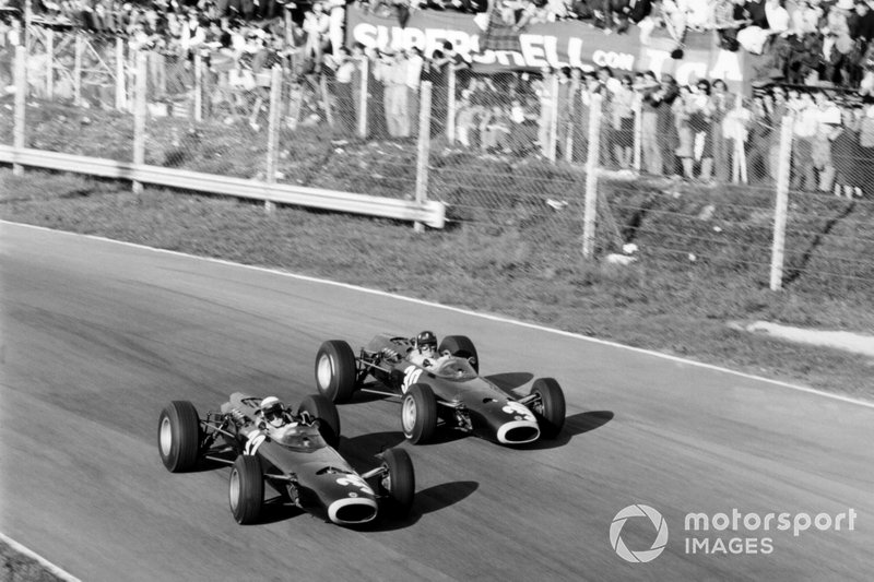 Jackie Stewart y Graham Hill