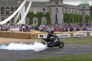 542-Hp turbine motorcyclle at Goodwood