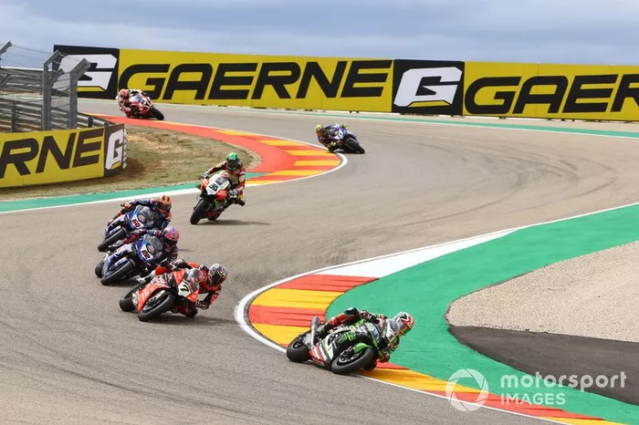 Jonathan Rea, Kawasaki Racing, Chaz Davies, Aruba.it Racing-Ducati Team