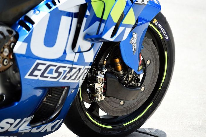 Frenos del Team Suzuki MotoGP