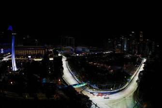 Les F1 dans la nuit de Singapour