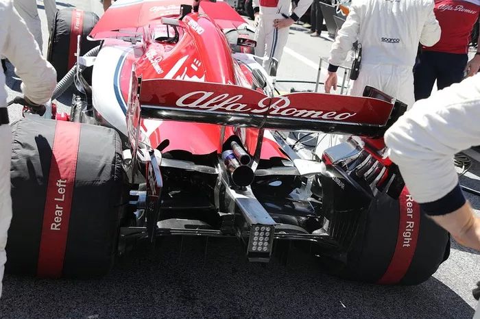 Alfa Romeo Racing C38, rear