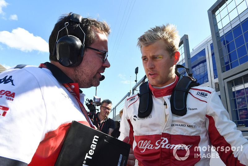 Marcus Ericsson, Sauber on the grid