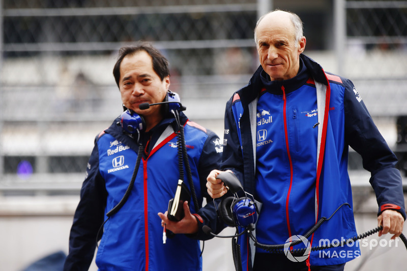 Toyoharu Tanabe, Direktur Teknis F1, Honda, Franz Tost, Team Principal, Scuderia Toro Rosso