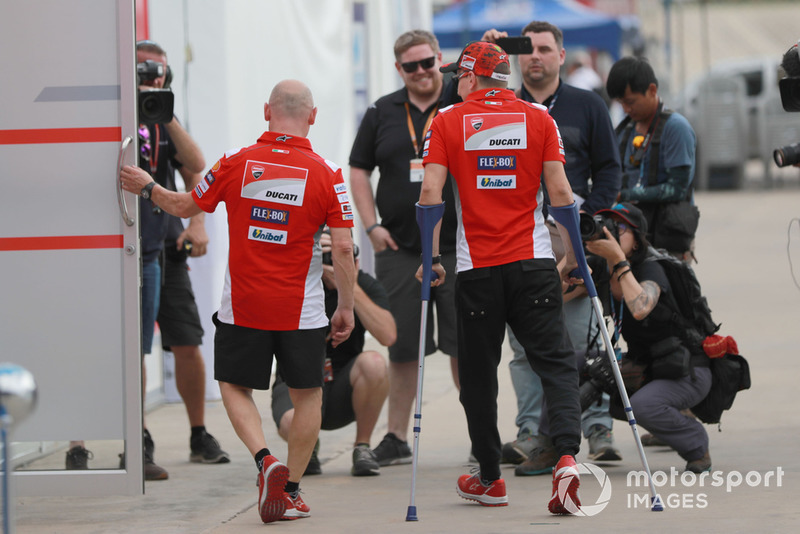 Jorge Lorenzo injured