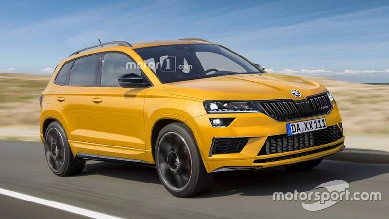 Skoda Karoq RS рендер