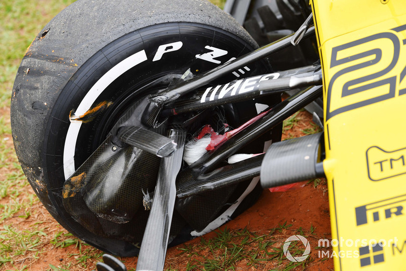 Розбита машина Ніко Хюлькенберга, Renault Sport F1 Team R.S. 18
