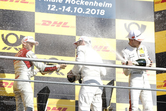 Podium: Kampioen Gary Paffett, Mercedes-AMG Team HWA, René Rast, Audi Sport Team Rosberg, Paul di Resta, Mercedes-AMG Team HWA