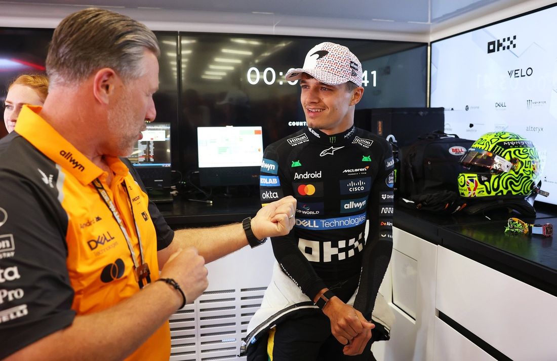 Lando Norris, McLaren, Zak Brown, McLaren