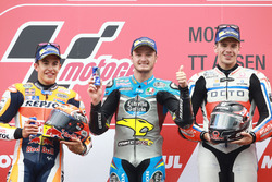 Podium: winnaar Jack Miller, Marc VDS Racing Honda, 2e plaats Marc Marquez, Repsol Honda Team, 3e pl