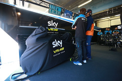 Abgedecktes Bike von Romano Fenati, Sky Racing Team VR46