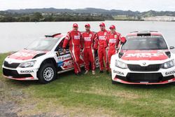 Team MRF group photo with Gaurav Gill, Glenn MacNeall, Fabian Kreim and Frank Christian