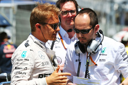 Nico Rosberg, Mercedes AMG F1, in der Startaufstellung