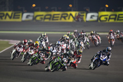 Start action, Jonathan Rea, Kawasaki Racing