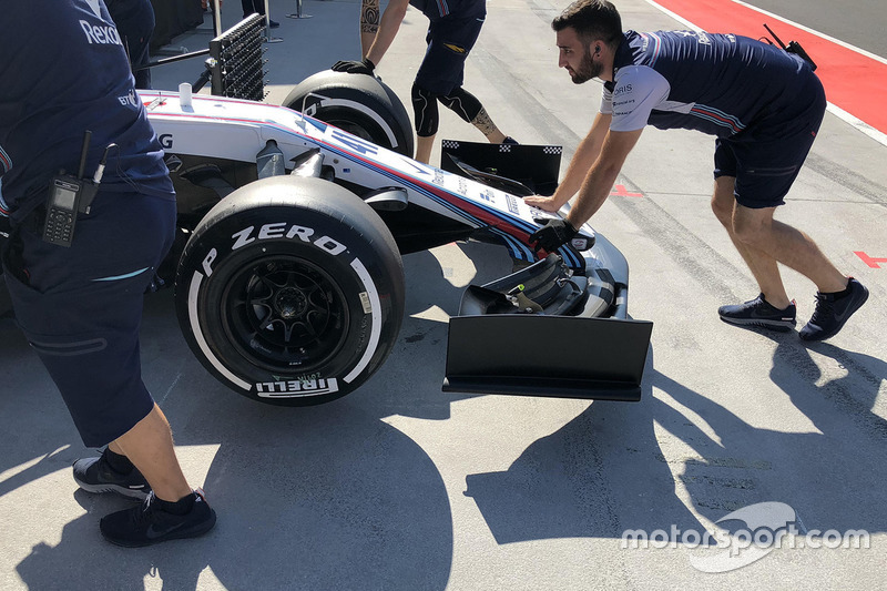 Новое переднее крыло Williams FW41
