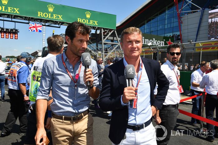 Mark Webber, y David Coulthard, Channel 4 F1 