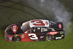 Austin Dillon, Richard Childress Racing Chevrolet Camaro celebrates his win