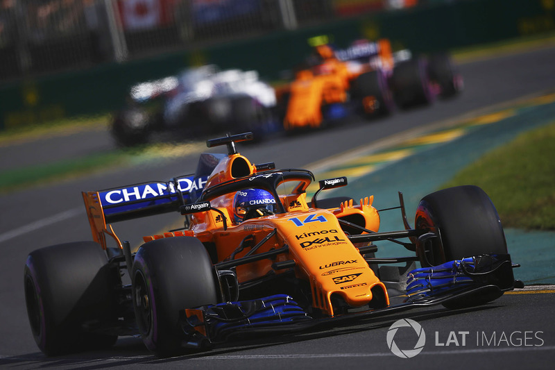 Fernando Alonso, McLaren MCL33 Renault, Stoffel Vandoorne, McLaren MCL33 Renault