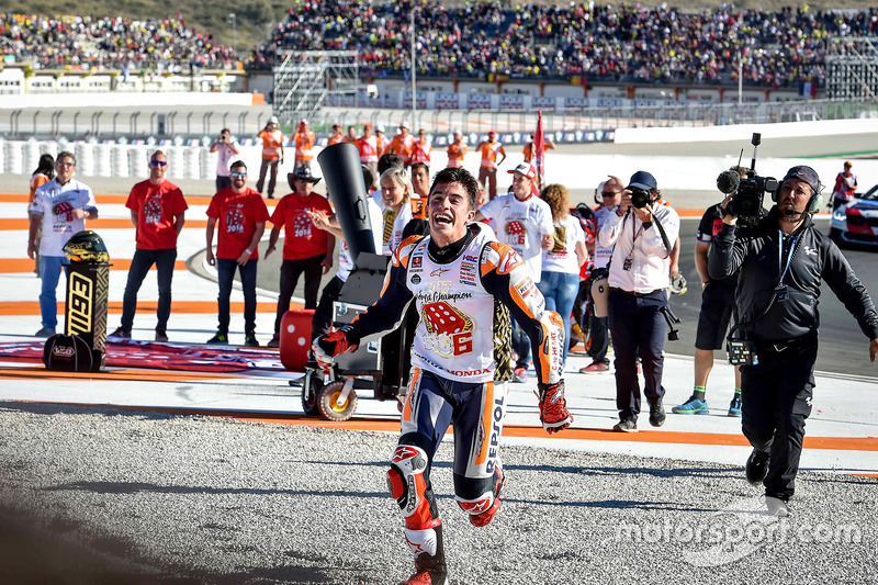 Campeón del mundo Marc Márquez, Repsol Honda Team celebra