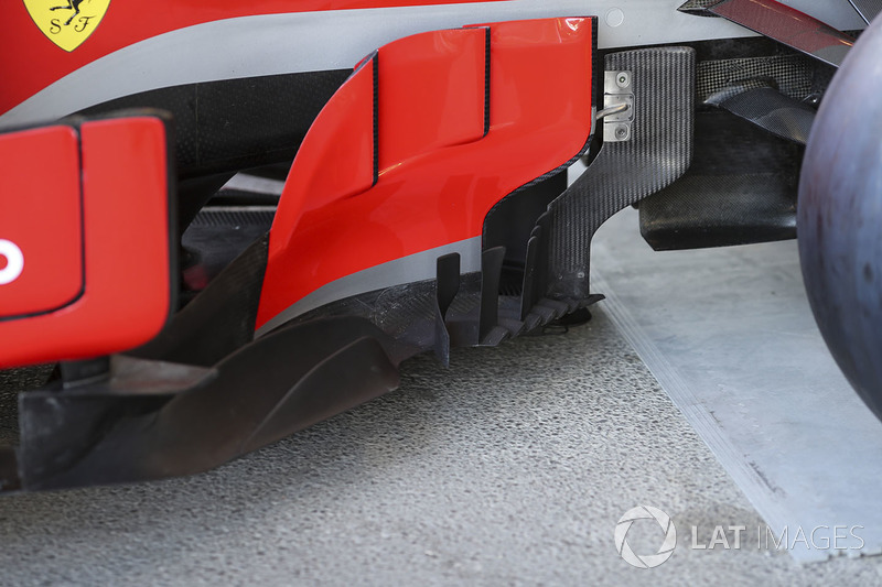 Ferrari SF71H barge board detail