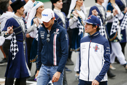 Esteban Ocon, Force India, Lance Stroll, Williams Racing, pilotlar geçit töreninde