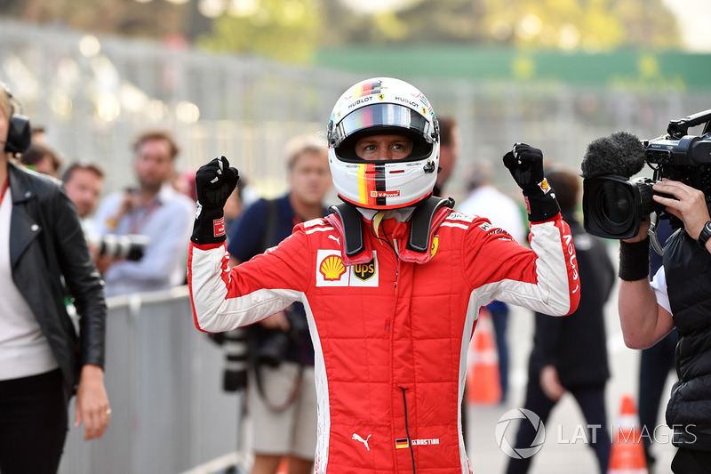 Pole pozisyonu galibi Sebastian Vettel, Ferrari