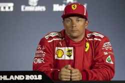 Kimi Raikkonen, Ferrari en rueda de prensa