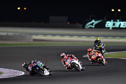 Jorge Lorenzo, Movistar Yamaha MotoGP, Yamaha; Andrea Dovizioso, Ducati Team, Ducati and Marc Marquez, Repsol Honda Team, Honda
