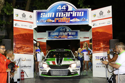 Partenza: Umberto Scandola, Guido d'Amore, Skoda Fabia R5, Skoda Motor Sport Italia