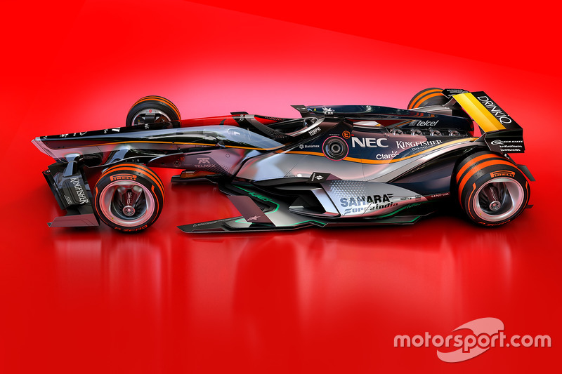 Force India 2030 diseño fantasy