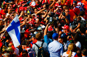 Sebastian Vettel, Ferrari, meets the tifosi