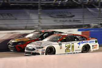 Paul Menard, Wood Brothers Racing, Ford Fusion Motorcraft / Quick Lane Tire & Auto Center and Martin Truex Jr., Furniture Row Racing, Toyota Camry Bass Pro Shops/5-hour ENERGY