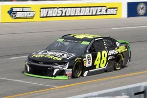 Jimmie Johnson, Hendrick Motorsports, Chevrolet Camaro Lowe's for Pros